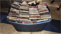 Large tub full of music CDs, (736)