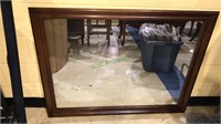 Cherry rectangular wall mirror or could be