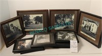 LOT, 11X, 9" X 11"-12" X 15" FRAMED MISC PICTURES
