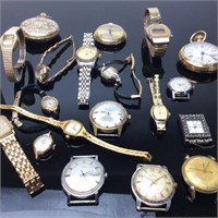 VTG. WATCH COLLECTION, BENRUS/WALTHAM/HELBROS