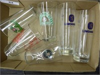 Beer glasses