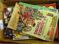 Vintage comic books and other