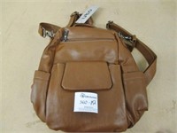 UTO Washed Leather Backpack/Purse/Rucksack
