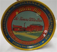 Original colorful Utica Pilsner Beer tray showing