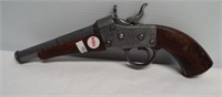 Vintage black powder replica pistol.