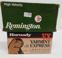(40) 220 Swift rounds including (20) Remington 50