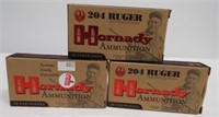 (60) Hornady 204 Ruger Varmint Express rounds (40