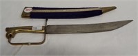 Made in India dagger with sheath. Measures 12"