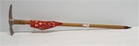 Climbers axe. Measures 27" long.