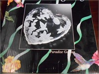 Crystal Clear Studios Paradise Garden 13"Heart