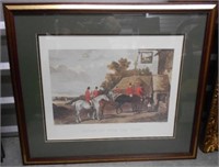 Returning From The Hunt Print in Frame 27"x23"