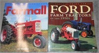 1 Farmall and 1 Ford Tractor Paper Cover Books