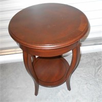 Bombay Brand Wood Round Top Side Table 25 1/2"Tall