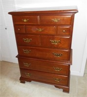 Solid Cherry Highboy Chest by Kenlea Crafts