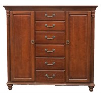 Broadmoore Dark Armoire Storage Cupboard Cabinet