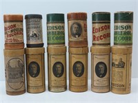 (12) EDISON Dictaphone /Record Cylinders