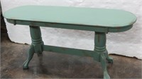 Painted Teal Farmhouse Country Chic Sofa Table