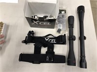 Two Rifle Scopes & Miscellaneous Accessories
