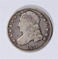 1832 CAPPED BUST DIME, FINE