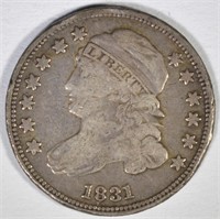 1831 CAPPED BUST DIME, FINE