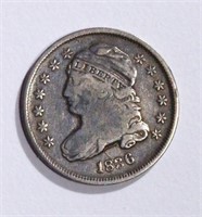 1836 CAPPED BUST DIME, VF