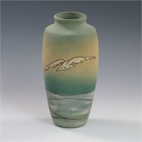 Weller Dickensware Bird Vase - Excellent