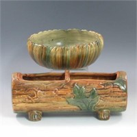 Weller Woodcraft Bowl & Log Planter