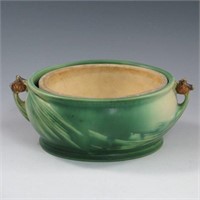 Roseville Green Pine Cone Bowl w/ liner
