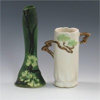 Roseville Dogwood & Ming Tree Vase - Excellent