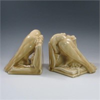 Rookwood Rook Bookends - Mint