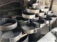 Lot of Concrete Disc forms for post support
