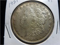 1921 - D US Morgan Silver Dollar