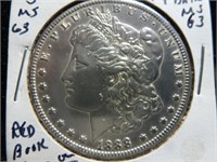 1888 - S US Morgan Silver Dollar - Rare Coin
