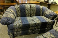 2 Seater Blue Stripped Love Seat