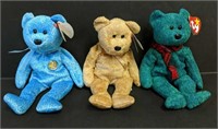 3rd Set of 3 Assorted TY Beanie Babies