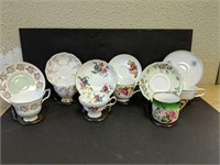 Another Assorted lot of 6 Cups & Saucers