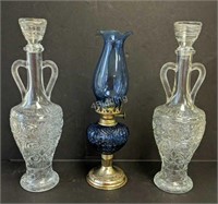 Cut Glass Wine Decanters & More