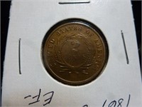 1867 US Two Cent Coin