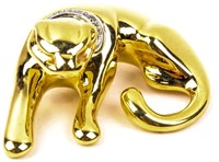 Jewelry 14kt Yellow Gold Panther Pendant