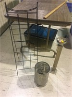 CANDLE HOLDER,RACK, METAL BASKET