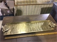 BRASS COLORED TRAY