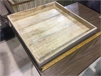 WOODEN SERVING TRAY