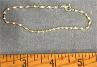 Sterling silver rope twisted bracelet