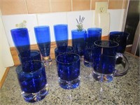 Blue Glasses (12) , Different Sizes