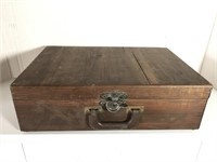 Vintage wooden storage box