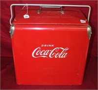Vintage Coca Cola Metal Cooler