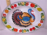 Enamel Turkey Platter