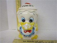 Cute Duck Cookie Jar; some paint chipped see photo