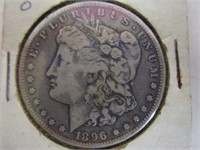 Coin; 1896 Morgan Silver Dollar
