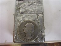 Coin; 1942 Washington Quarter that has been